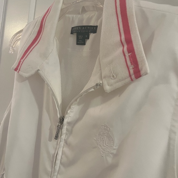Lauren Active Ralph Lauren Zip Front Golf/ Tennis/ Pickletball Vest Pink Medium - Picture 3 of 7